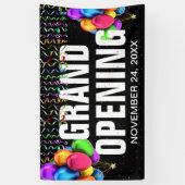 Banderoles Grande ouverture d'entreprise colorée (Vertical)