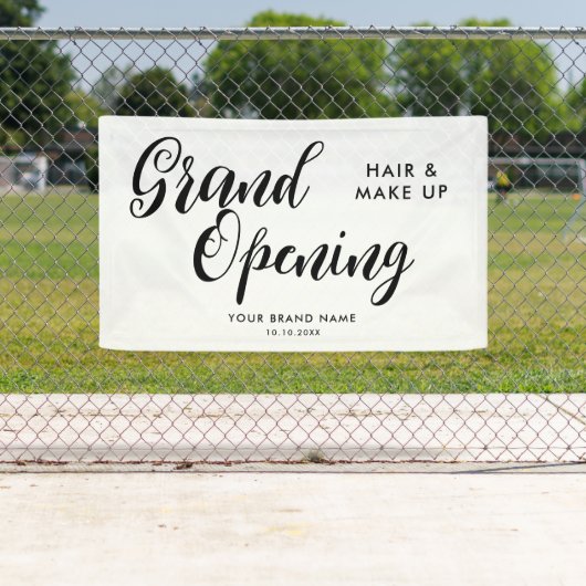 Banderoles Grande ouverture moderne (En situation)