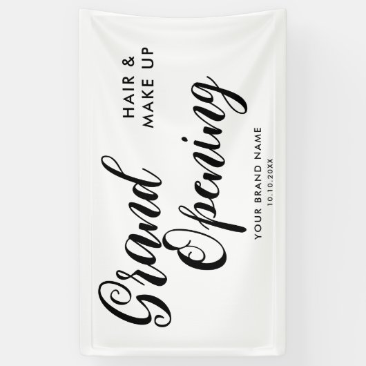 Banderoles Grande ouverture moderne (Vertical)