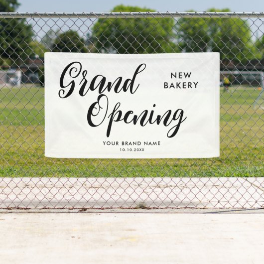 Banderoles Grande ouverture moderne (En situation)