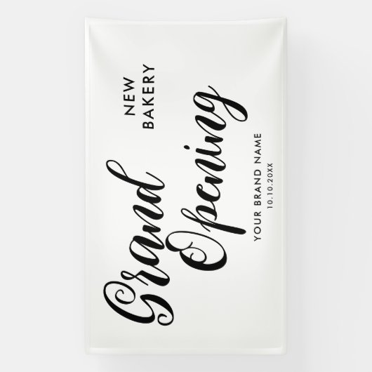 Banderoles Grande ouverture moderne (Verticale)