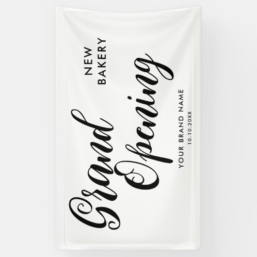 Banderoles Grande ouverture moderne (Vertical)