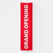 Banderoles Grande ouverture Rouge Petite entreprise Grande (Verticale)