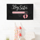 Banderoles Grande Sœur 2025 Chargement Annonce de Grossesse  (En situation)