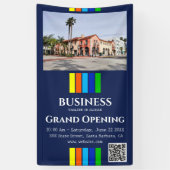 Banderoles Grandes bandes d'ouverture QR Code photo verticale (Vertical)