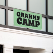Banderoles Granny Camp Texte Rétro (Bâtiment extérieur)