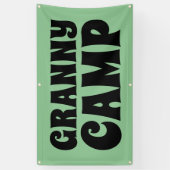 Banderoles Granny Camp Texte Rétro (Vertical)