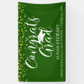 Banderoles GRAPHIES DE Script GRAD Gold Parties scintillant V (Vertical)