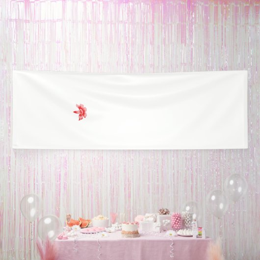 Banderoles Graphique pétale rouge ressemblant à une image cli (Fête)