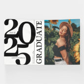 Banderoles Gras 2025 Graduate Photo Graduation (Horizontal)