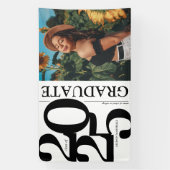 Banderoles Gras 2025 Graduate Photo Graduation (Verticale)