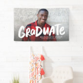 Banderoles Gras moderne cool diplômé un diplôme de photo (En situation)