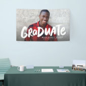 Banderoles Gras moderne cool diplômé un diplôme de photo (Salon professionnel)