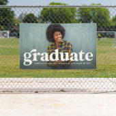 Banderoles Gras rétro diplômé un diplôme de photo (En situation)