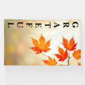 Banderoles Grateful in Every Season (Horizontal)