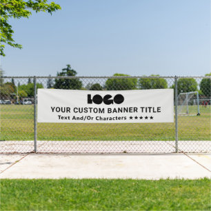 Banderoles Gray Business Logo Entreprise Marque Extérieur 10'