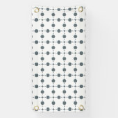 Banderoles Gray Polka Dots, Polka Dot Pattern, Dots (Verticale)