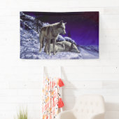 Banderoles Gray Wolves (En situation)