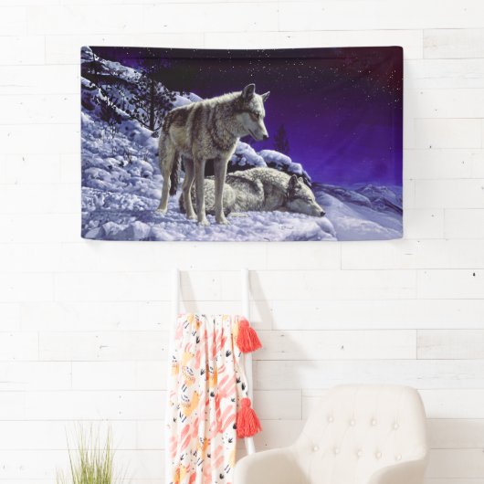 Banderoles Gray Wolves (En situation)