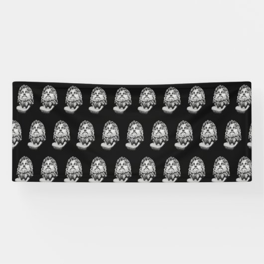 Banderoles Greco Roman Bust (Horizontal)