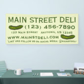 Banderoles Green Dill Pickle Deli Restaurant Delicatessen (Salon professionnel)