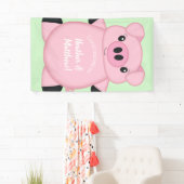 Banderoles Green Pig Baby (En situation)