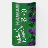 Banderoles Green, Plum Hawaii 5-0 50e fête d'anniversaire (Verticale)