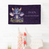 Banderoles Greffe de filles de Dragon pourpre Damask tendance (En situation)