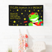 Banderoles Grenouille d'arbre d'anniversaire de Rockin avec g (En situation)