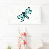 Banderoles gribouiller une libellule (En situation)