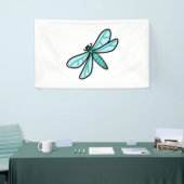 Banderoles gribouiller une libellule (Salon professionnel)