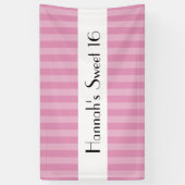 Banderoles Grilles roses, Motif rayé, Lignes, Doux 16 (Vertical)