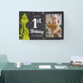 Banderoles Grinch Chalkboard Anniversaire (Salon professionnel)