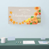 Banderoles Gris Citrouille d'automne (Salon professionnel)