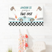 Banderoles Grossing Up Two Fast Race Car 2e Anniversaire Cont (En situation)