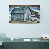 Banderoles Grotte Rustique ferme Truck Tracteur Rooster Hen (Salon professionnel)