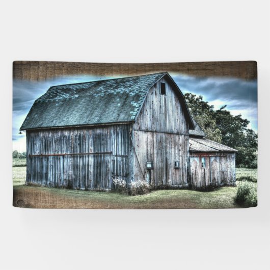 Banderoles Grotte Rustique ferme Truck Tracteur Rooster Hen (Horizontal)