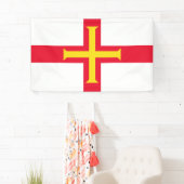 Banderoles Guernsey flag Banner (En situation)