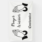 Banderoles Guerrier de prière prier Thunder_Cove (Vertical)