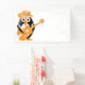 Banderoles Guitariste pingouin (En situation)