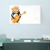 Banderoles Guitariste pingouin (Salon professionnel)