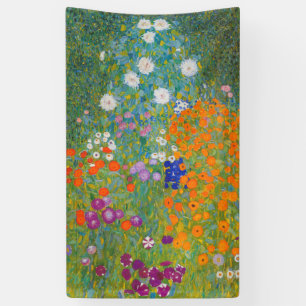 Banderoles Gustav Klimt - Jardin de fleurs