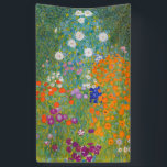 Banderoles Gustav Klimt - Jardin des fleurs<br><div class="desc">Jardin aux fleurs - Gustav Klimt en 1905-1907</div>