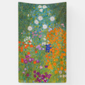 Banderoles Gustav Klimt - Jardin des fleurs (Vertical)