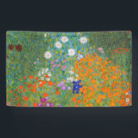 Banderoles Gustav Klimt - Jardin des fleurs<br><div class="desc">Jardin aux fleurs - Gustav Klimt en 1905-1907</div>