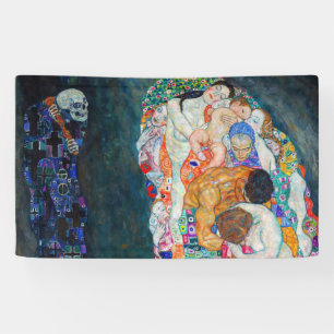 Banderoles Gustav Klimt - La Mort et la Vie