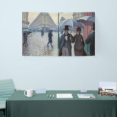 Banderoles Gustave Caillebotte - Paris Street ; Rainy Day (Salon professionnel)