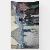 Banderoles Gustave Caillebotte - Paris Street ; Rainy Day (Vertical)