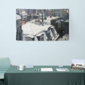 Banderoles Gustave Caillebotte - Toits dans la neige (Salon professionnel)