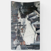 Banderoles Gustave Caillebotte - Toits dans la neige (Vertical)